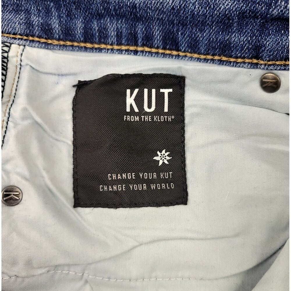 Kut From The Kloth Womens Reese Fab Ab Ankle Straight Leg Jeans 20W High Rise - Picture 10 of 14
